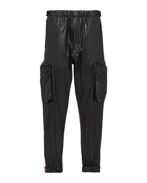 prada sport cargo pants|Prada nylon pants.